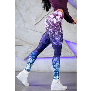 Women High Waist Legging Power Flex Tummy Control Workout Stretch Yoga Pants